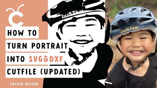 How To Turn Portrait Into SVG & DXF Cut File