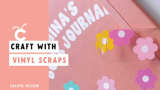What can you do with vinyl scraps from Cricut Craft?