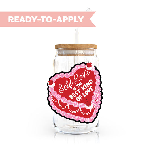 UV DTF Transfer | Self-Love Cake