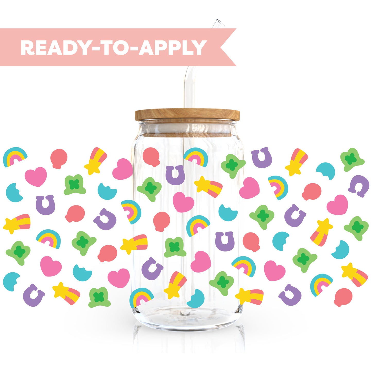 16oz Cup UV DTF Decal | Lucky Charms