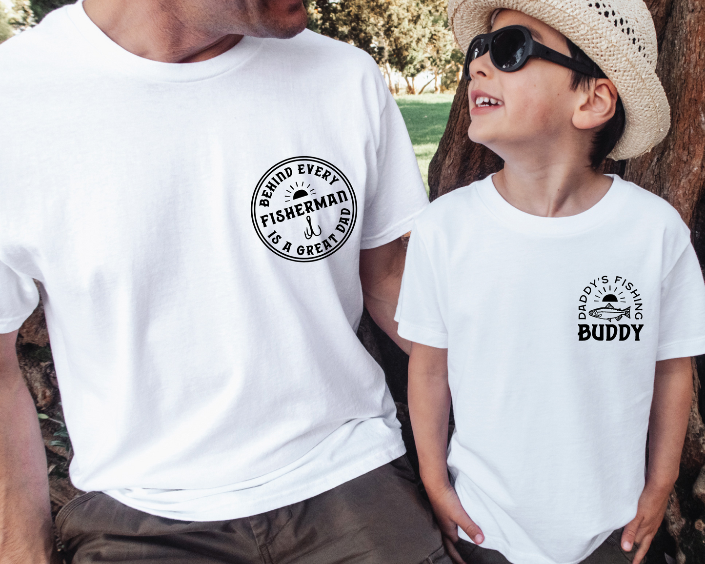 25 Pack Fishing Dad Shirt SVG Bundle | Matching with Kids SVG