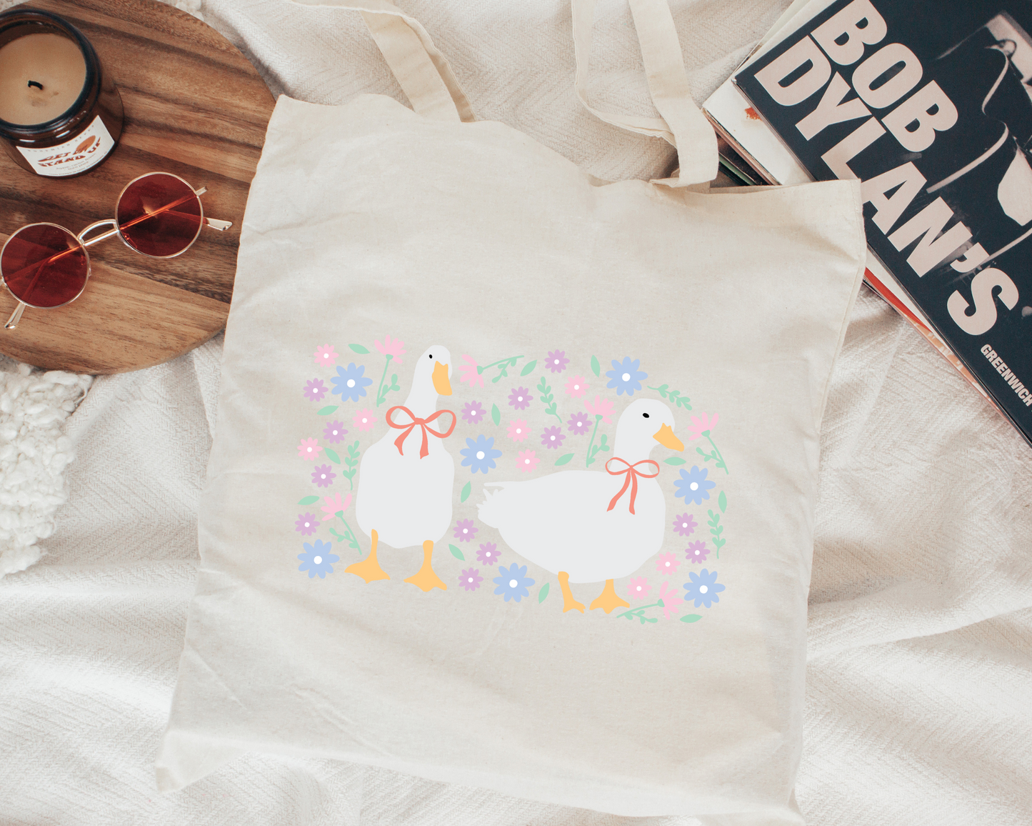 FREE Duck and Flower SVG | Spring Flower SVG