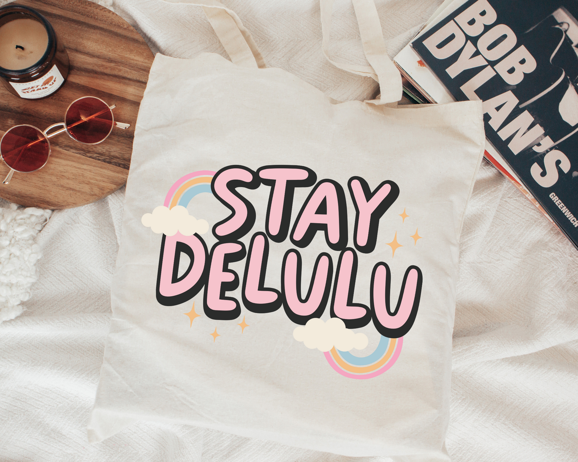 FREE Stay Delulu SVG | Trendy Quote SVG