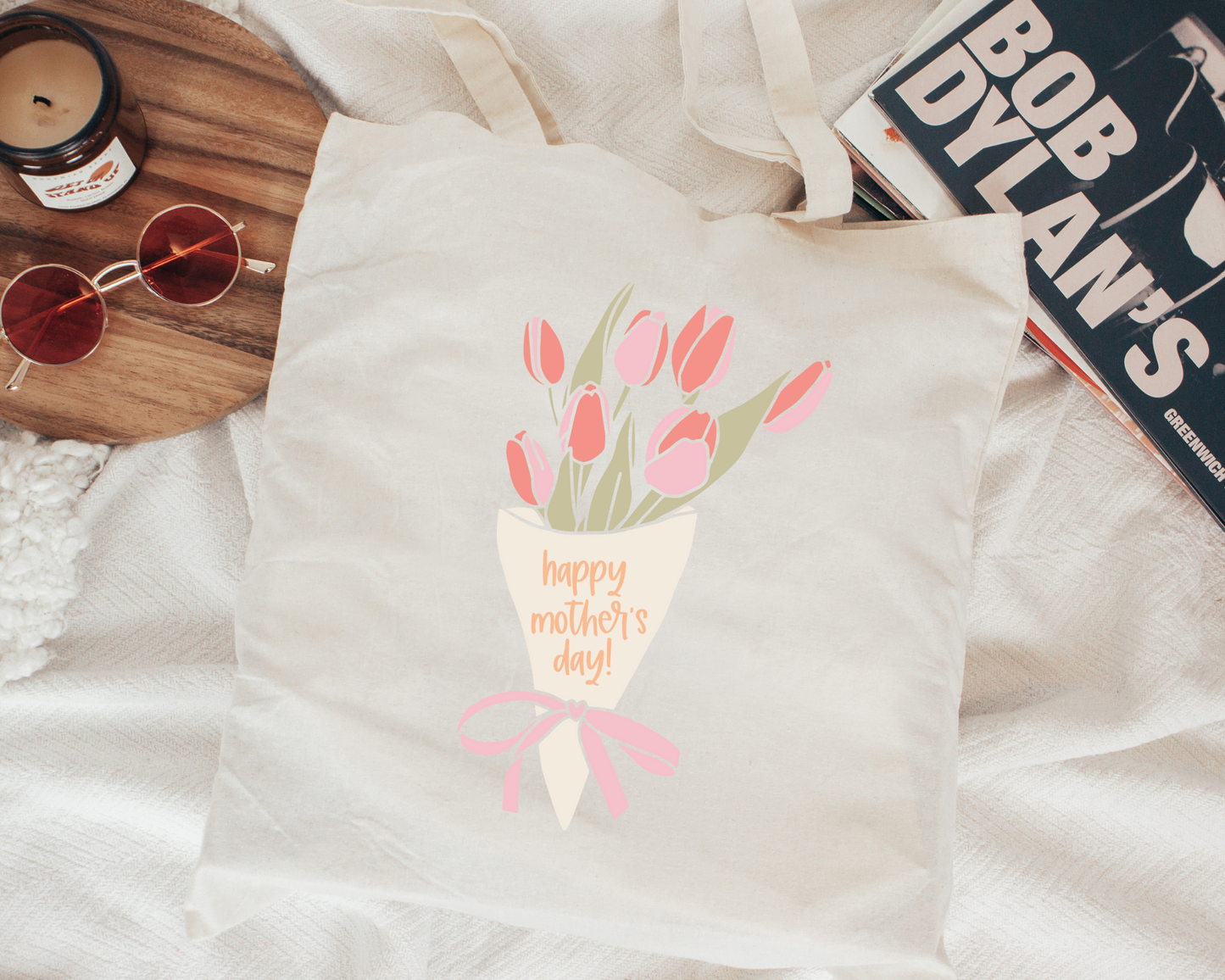 FREE Happy Mothers Day SVG | Tulip Mom SVG
