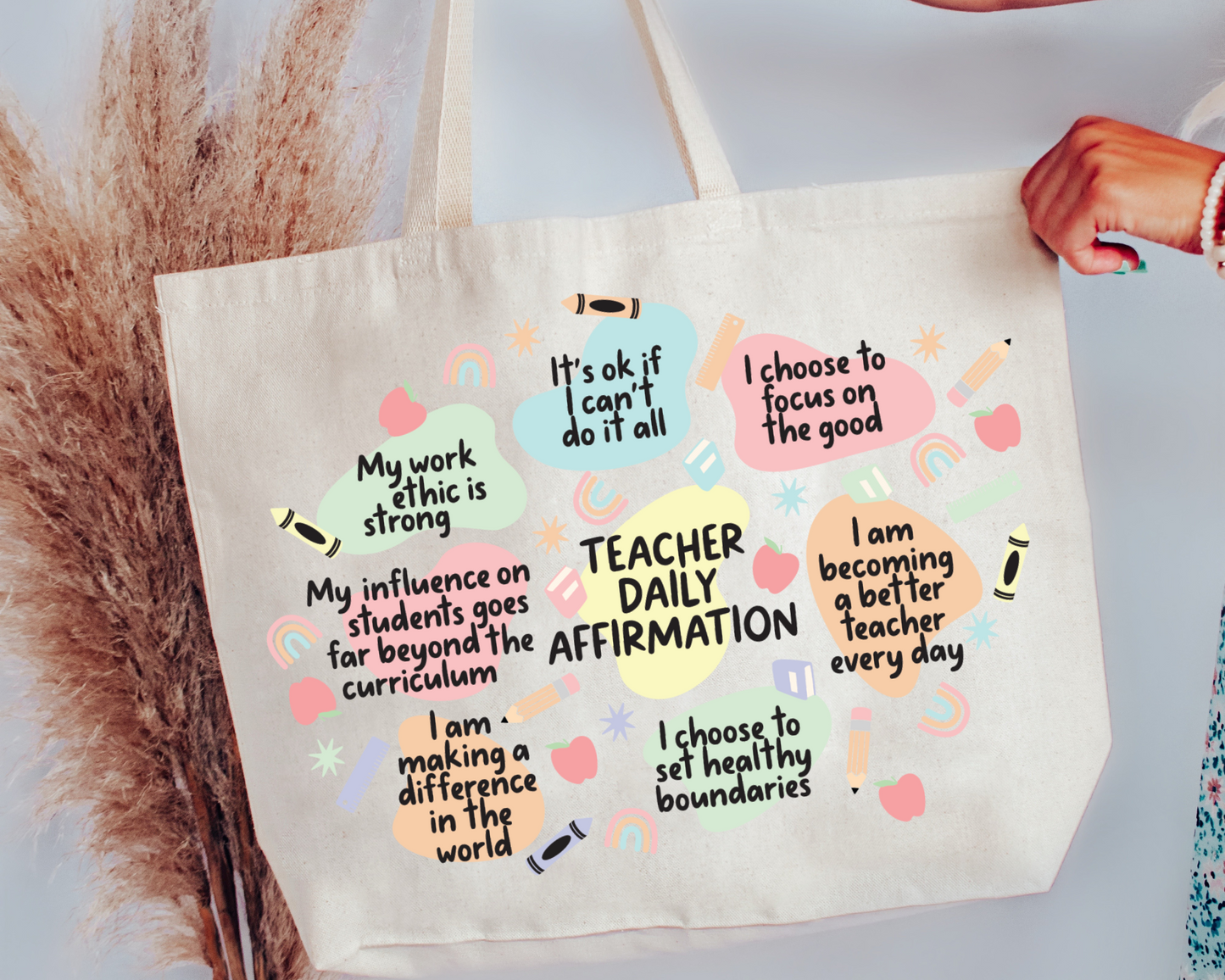 FREE Teacher Affirmation SVG | Teacher Daily Reminder SVG