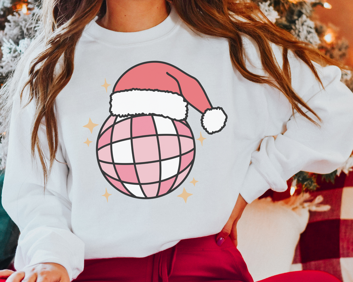 FREE Christmas Mirror Ball SVG | Holiday Disco Ball SVG