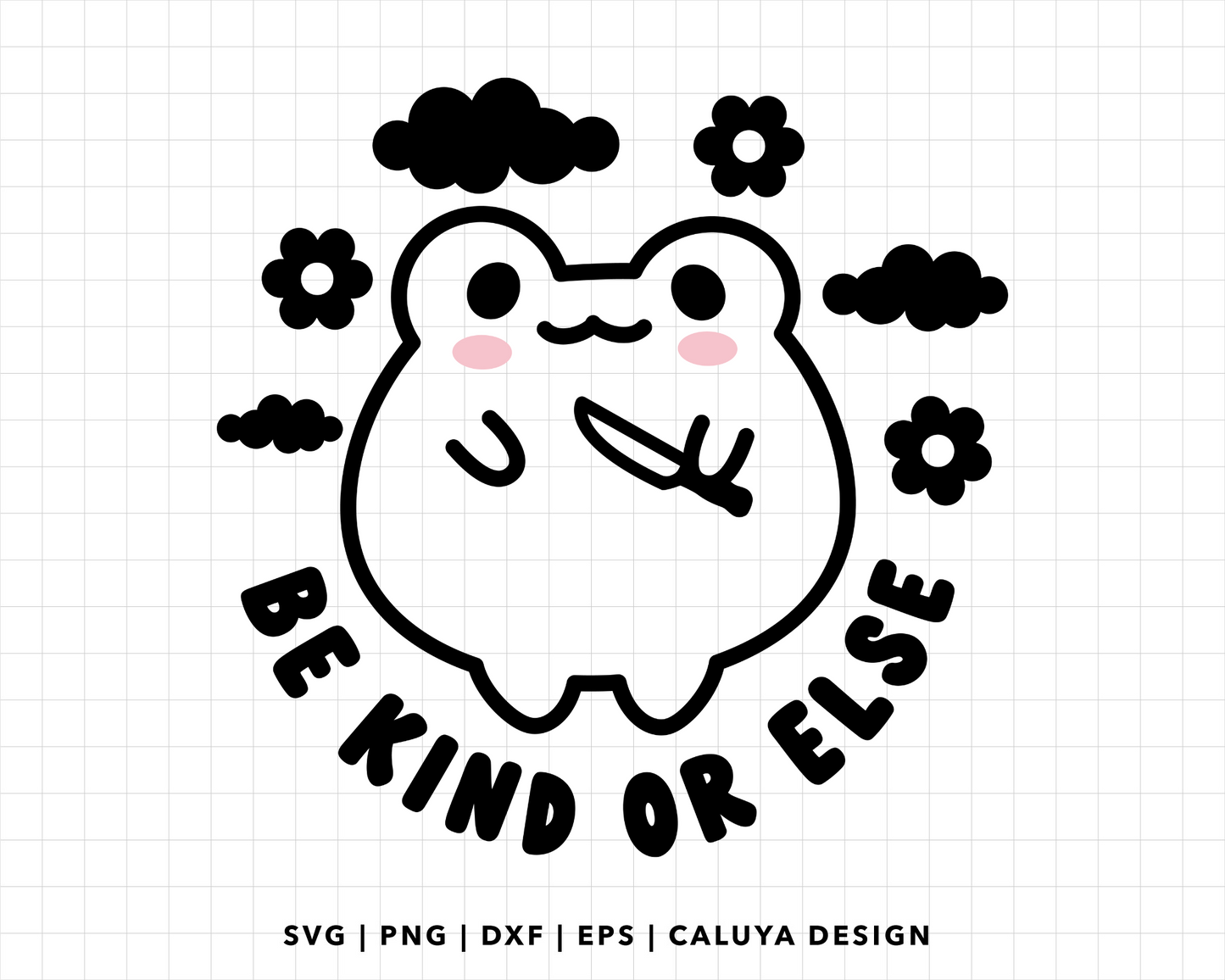 FREE Cute Frog SVG | Beginner Version