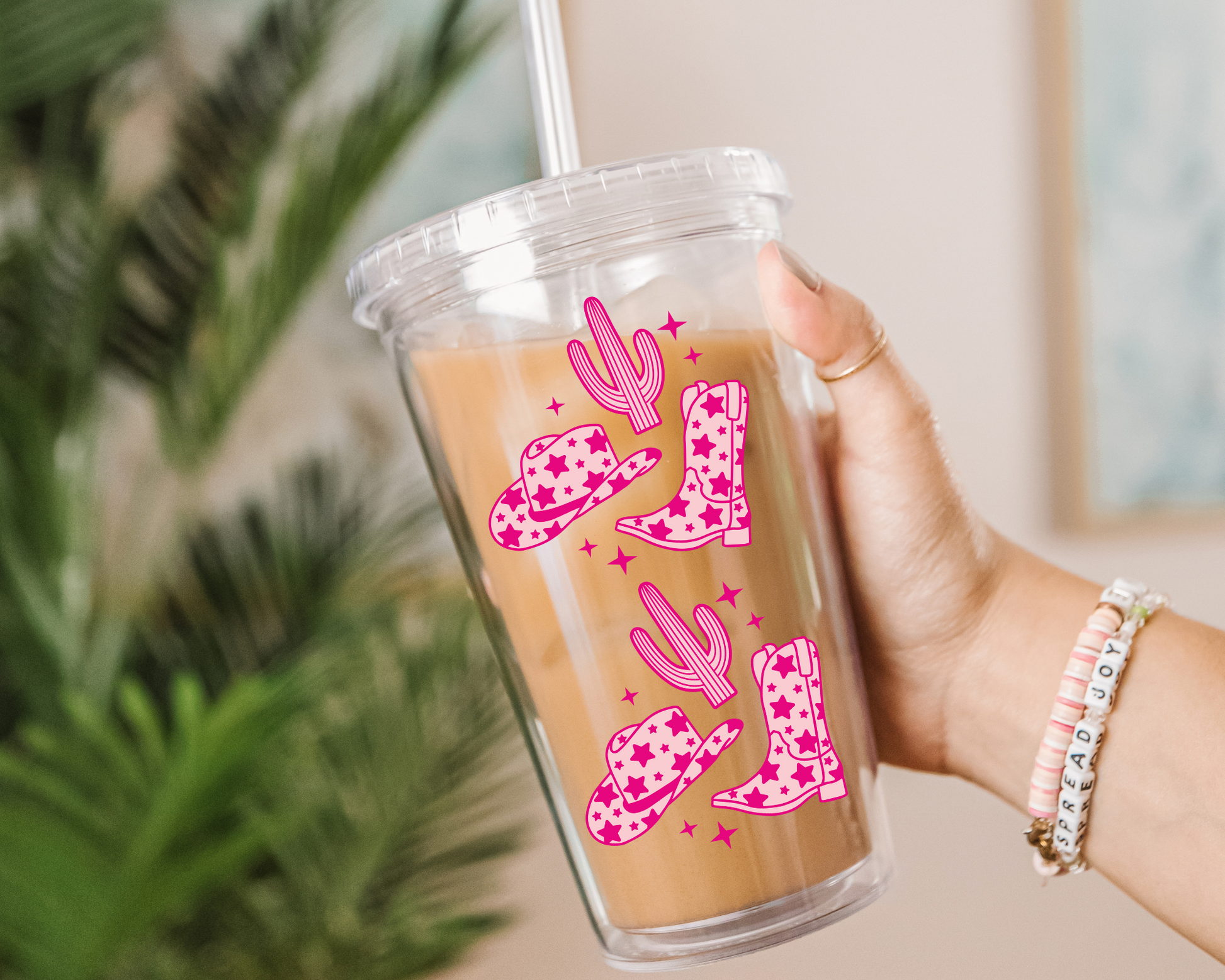 FREE Pink Cowgirl SVG | Star Cowgirl SVG