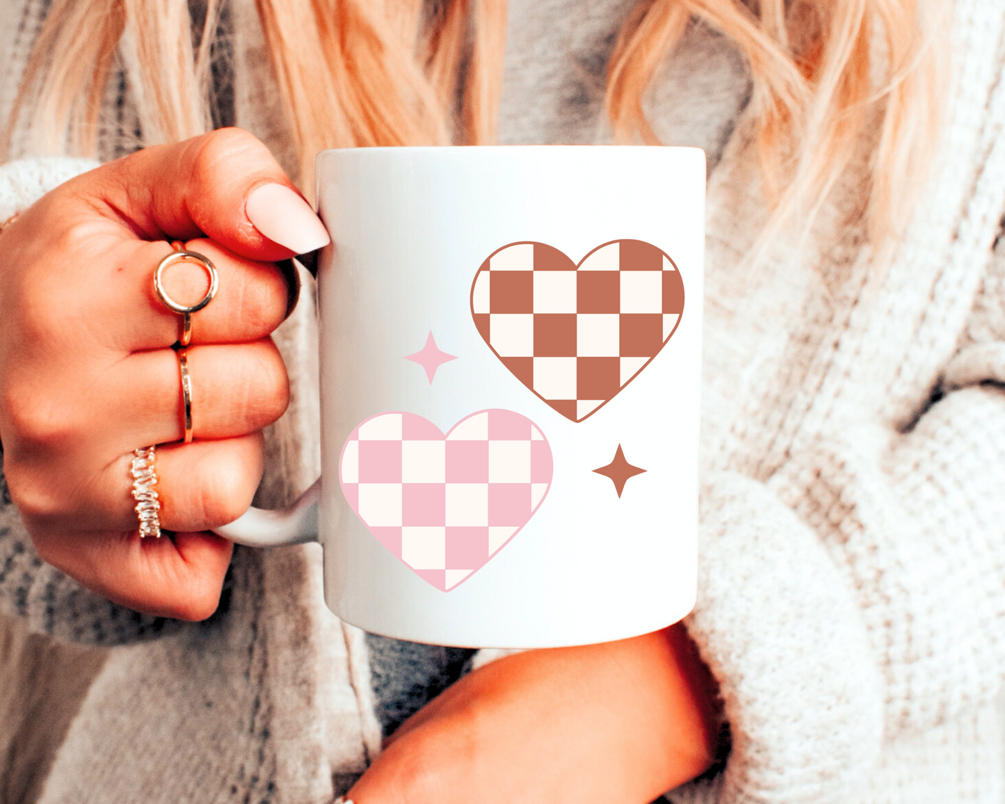 FREE Checkered Heart SVG | Retro Heart SVG