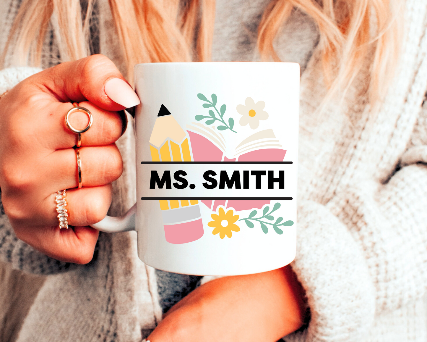 FREE Teacher Monogram SVG | Teacher Appreciation SVG