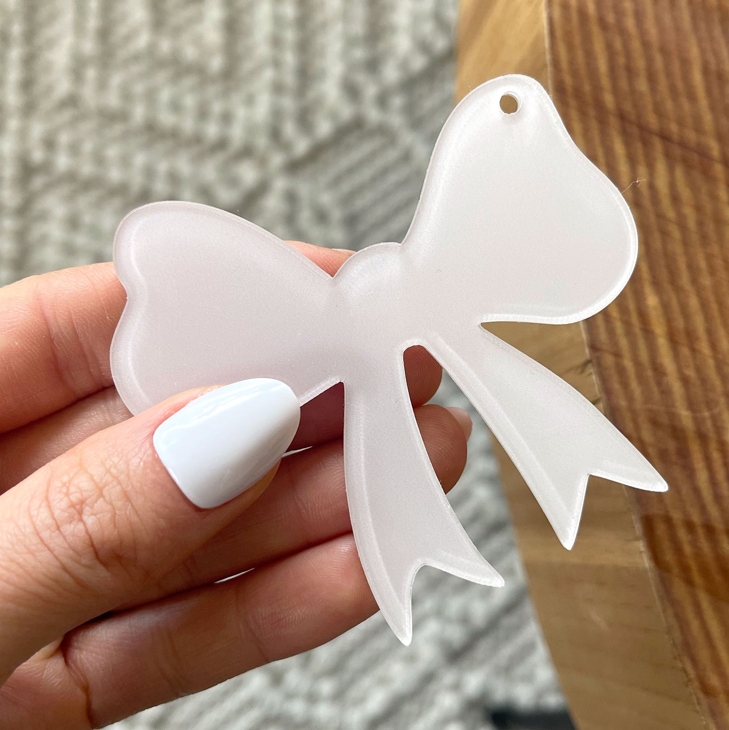 Coquette Bow Acrylic Blank