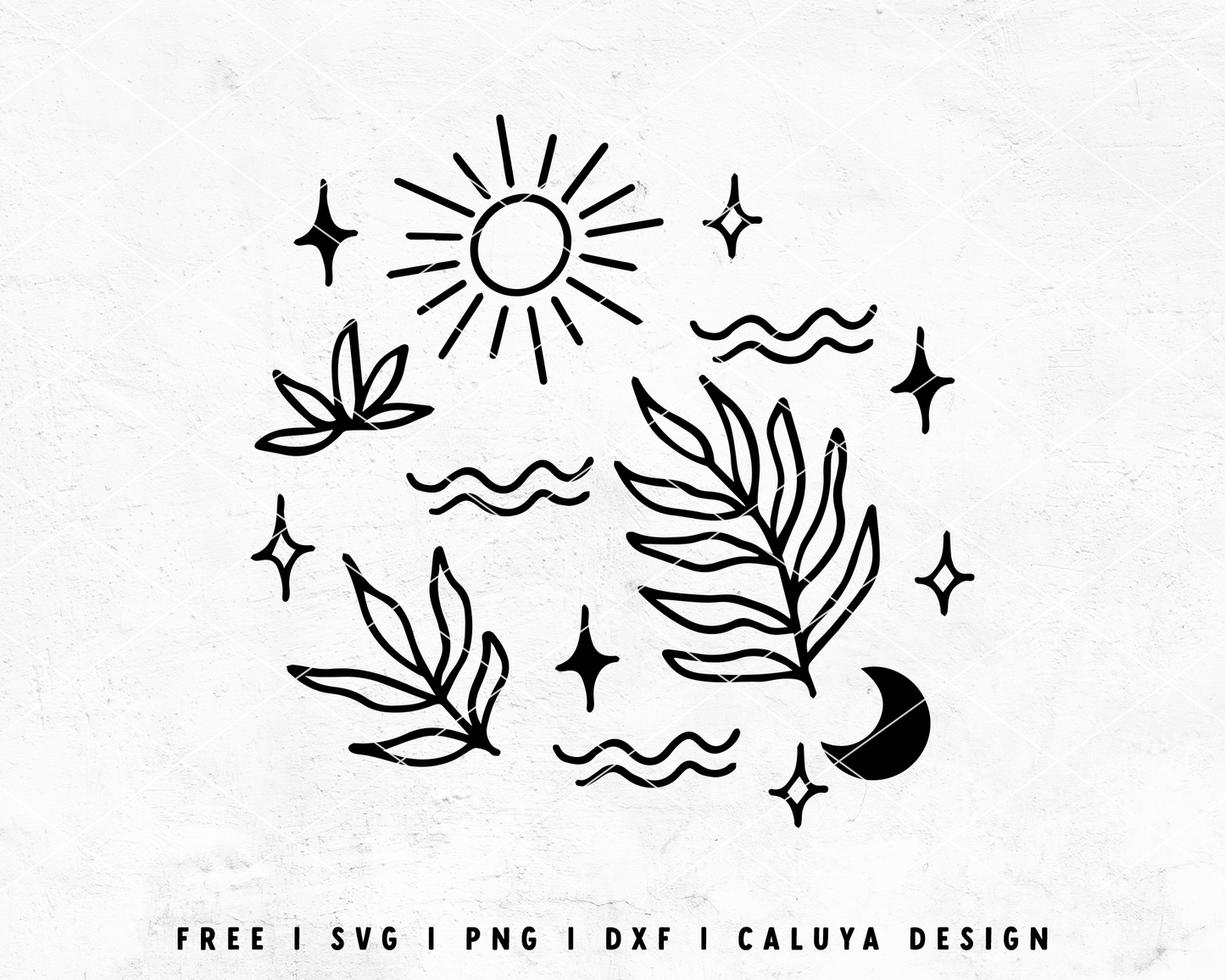 FREE Boho Botanical SVG | Hand Drawn Boho SVG