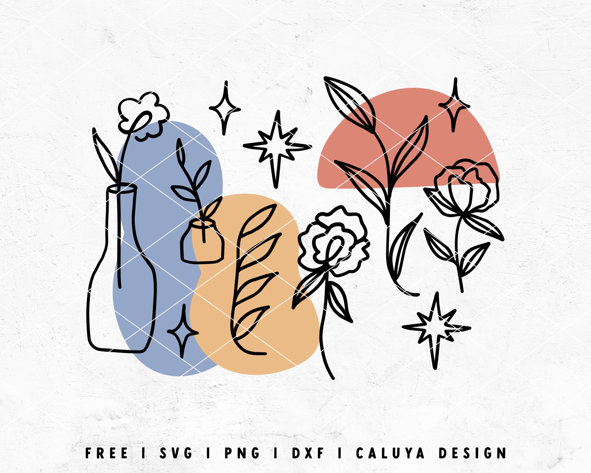 FREE Boho Flower SVG | Spring Bohemian SVG Cut File for Cricut, Cameo Silhouette | Free SVG Cut File