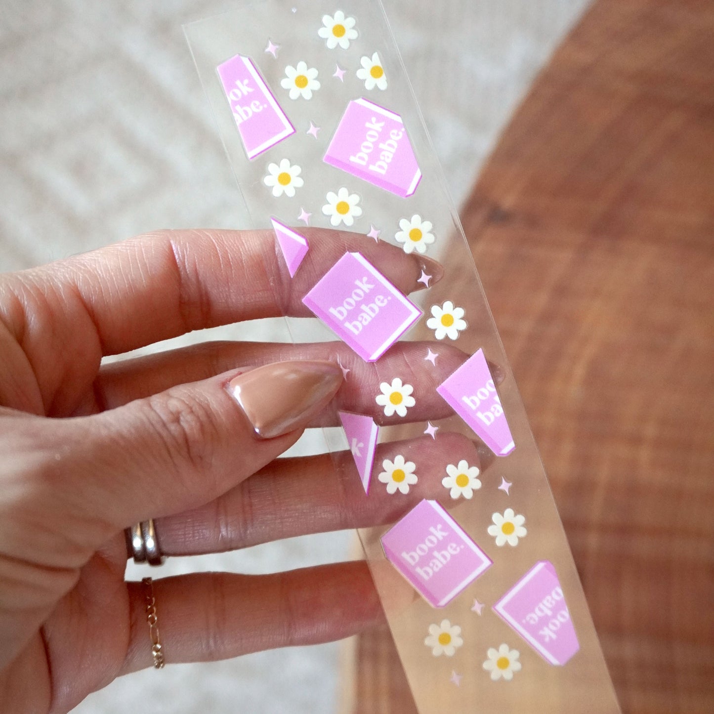 Bookmark UV DTF Decal | Book Babe