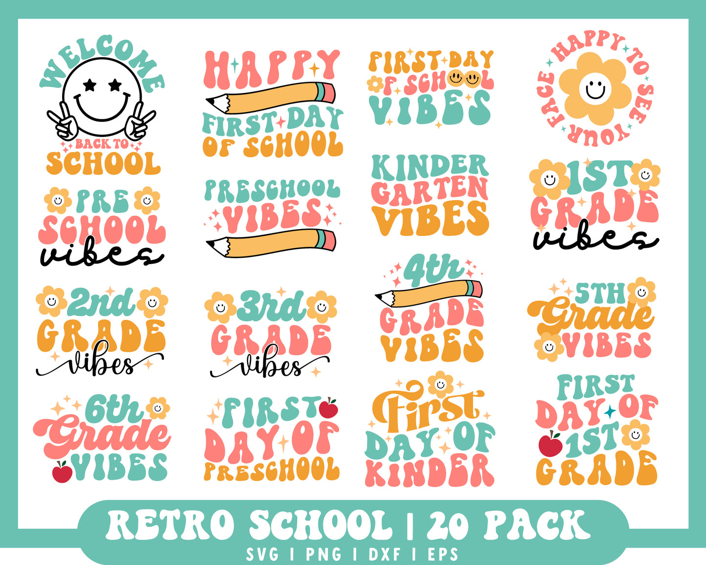 Groovy Back To School Bundle | 20 Pack