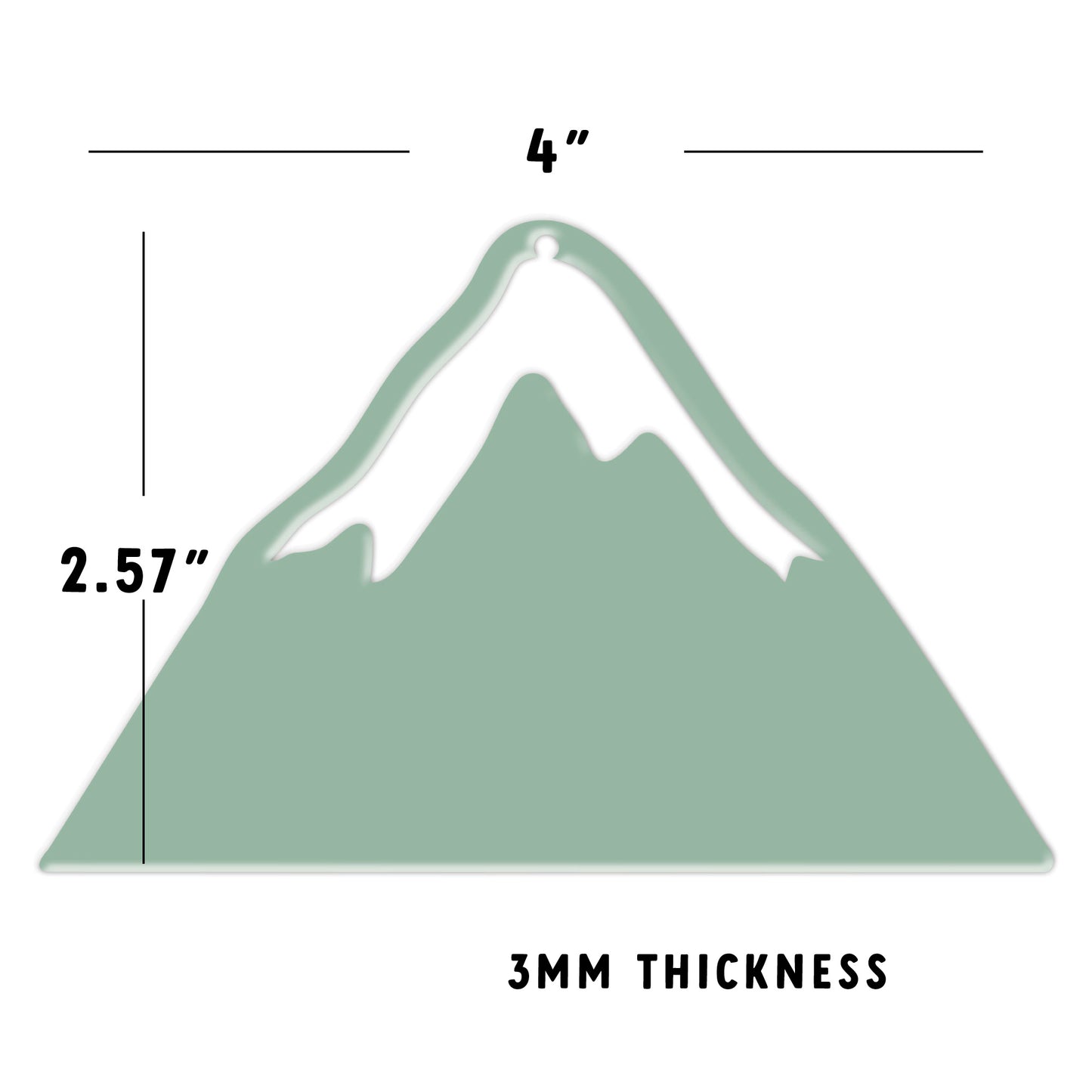 Mountain Acrylic Blank