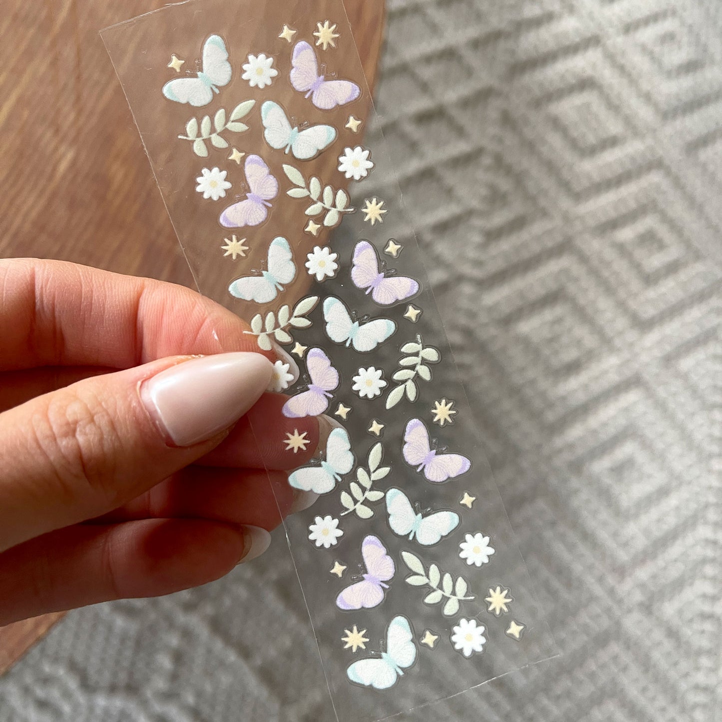 Pen UV DTF Wrap | Pastel Butterfly