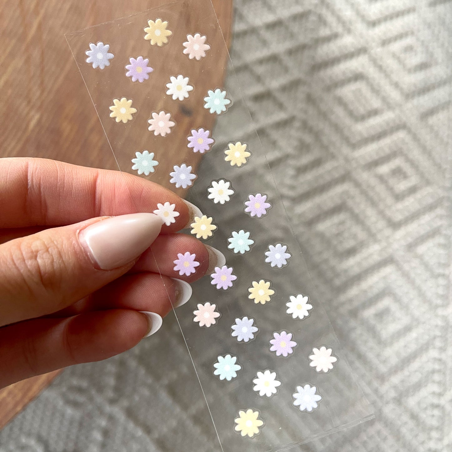 Pen UV DTF Wrap | Colorful Daisy