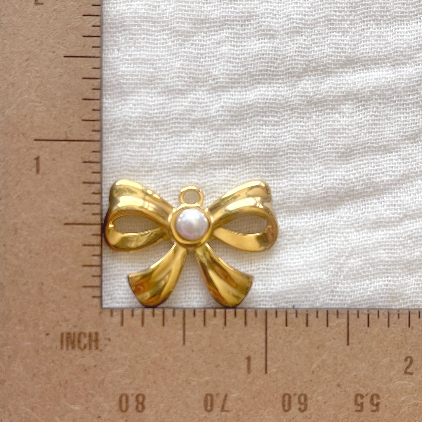 Princess Bow Charm | 18K Gold Plated