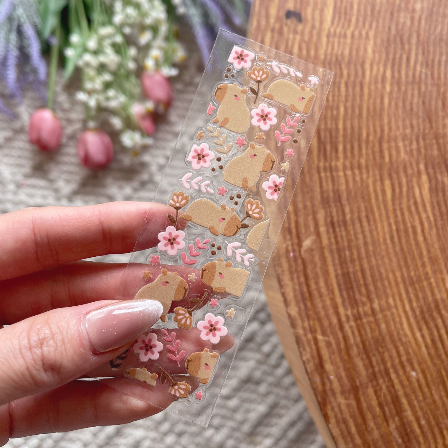 Pen UV DTF Wrap | Kawaii Capybara