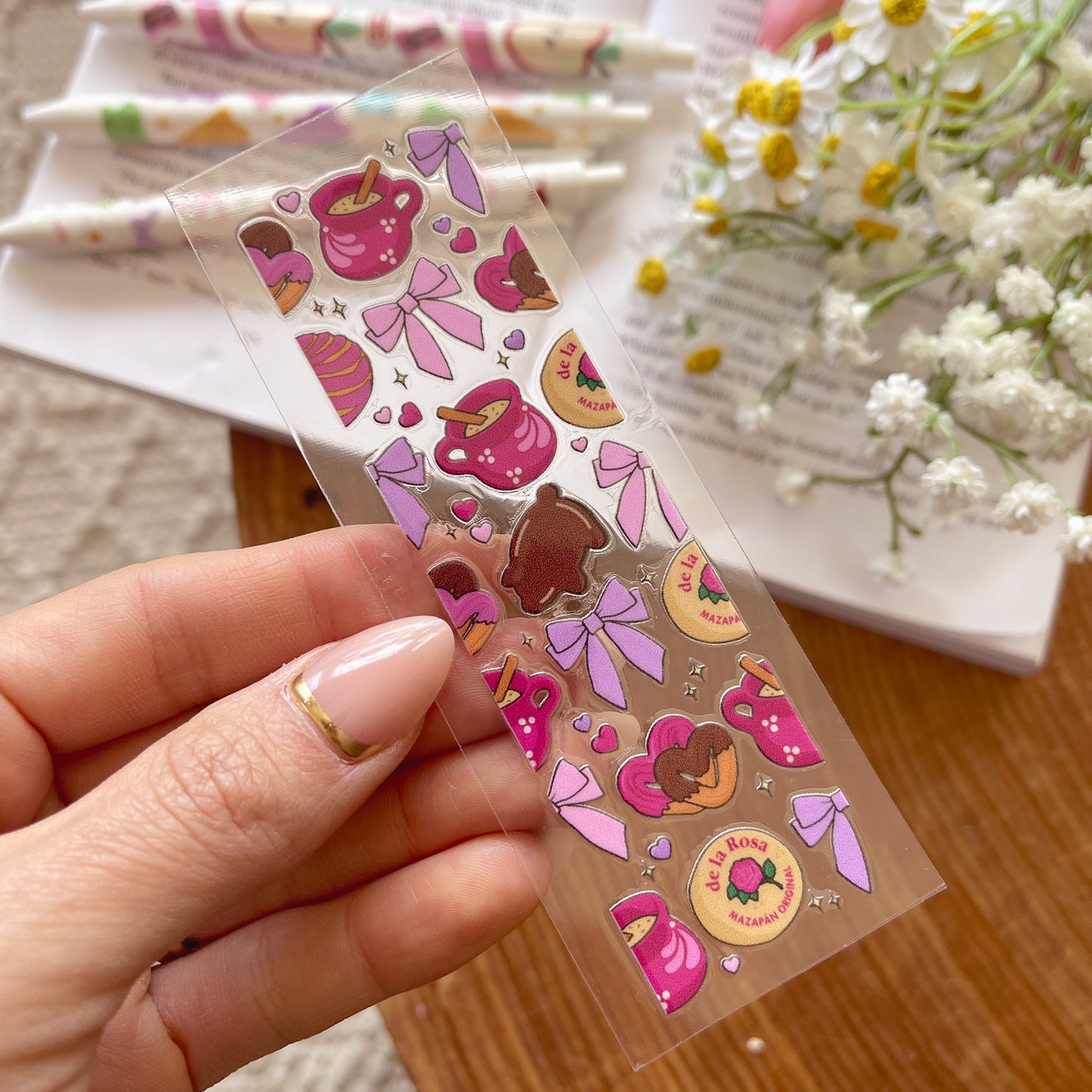 Pen UV DTF Wrap | Romantic De La Rosa