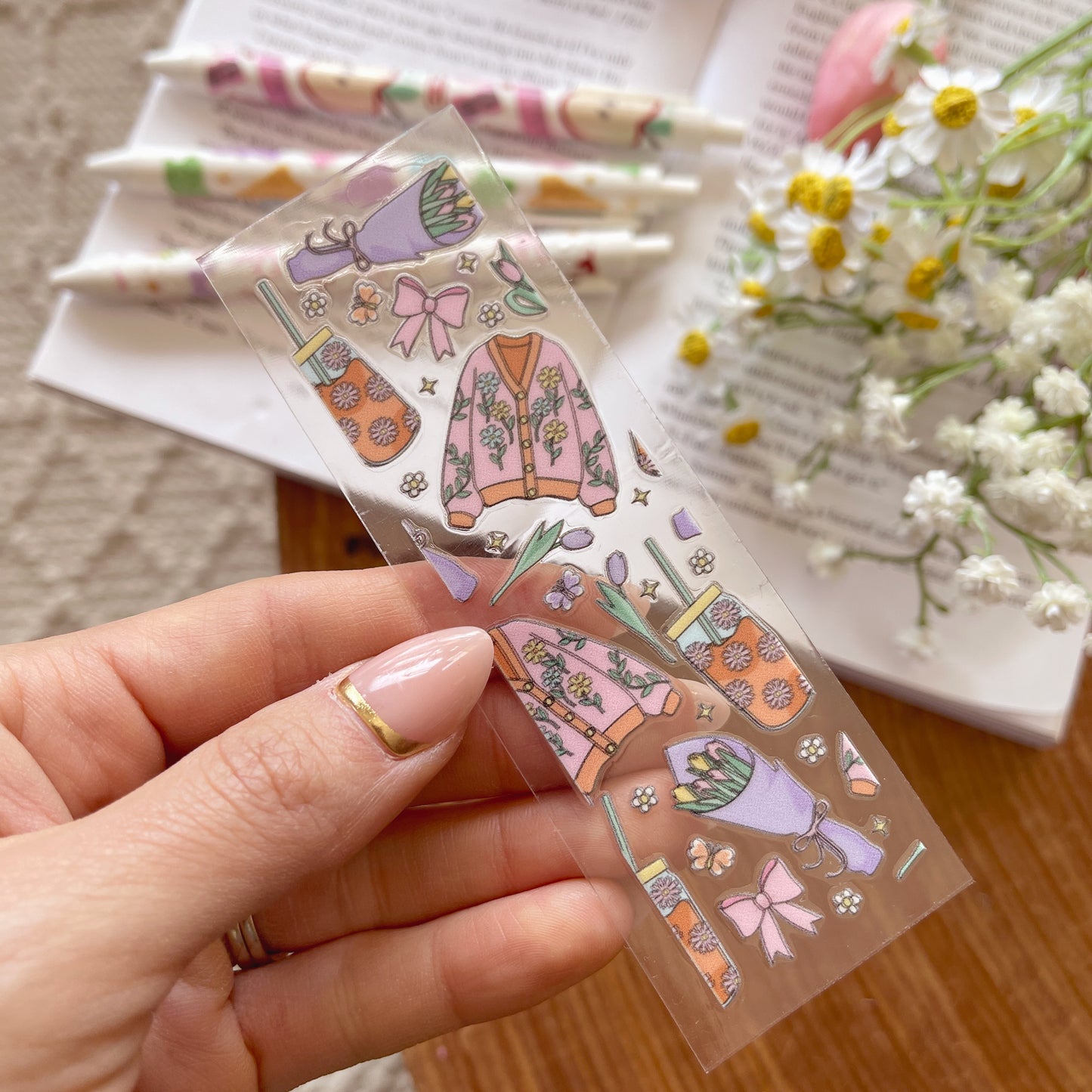 Pen UV DTF Wrap | Cozy Spring