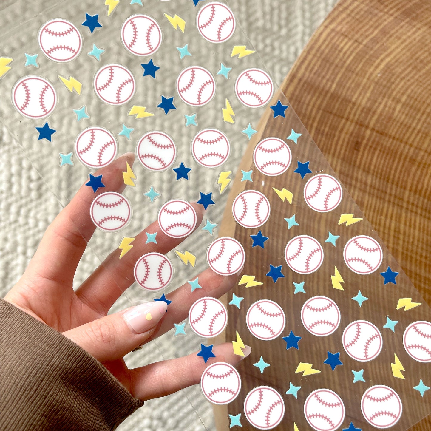 16oz Cup UV DTF Decal | Baseball