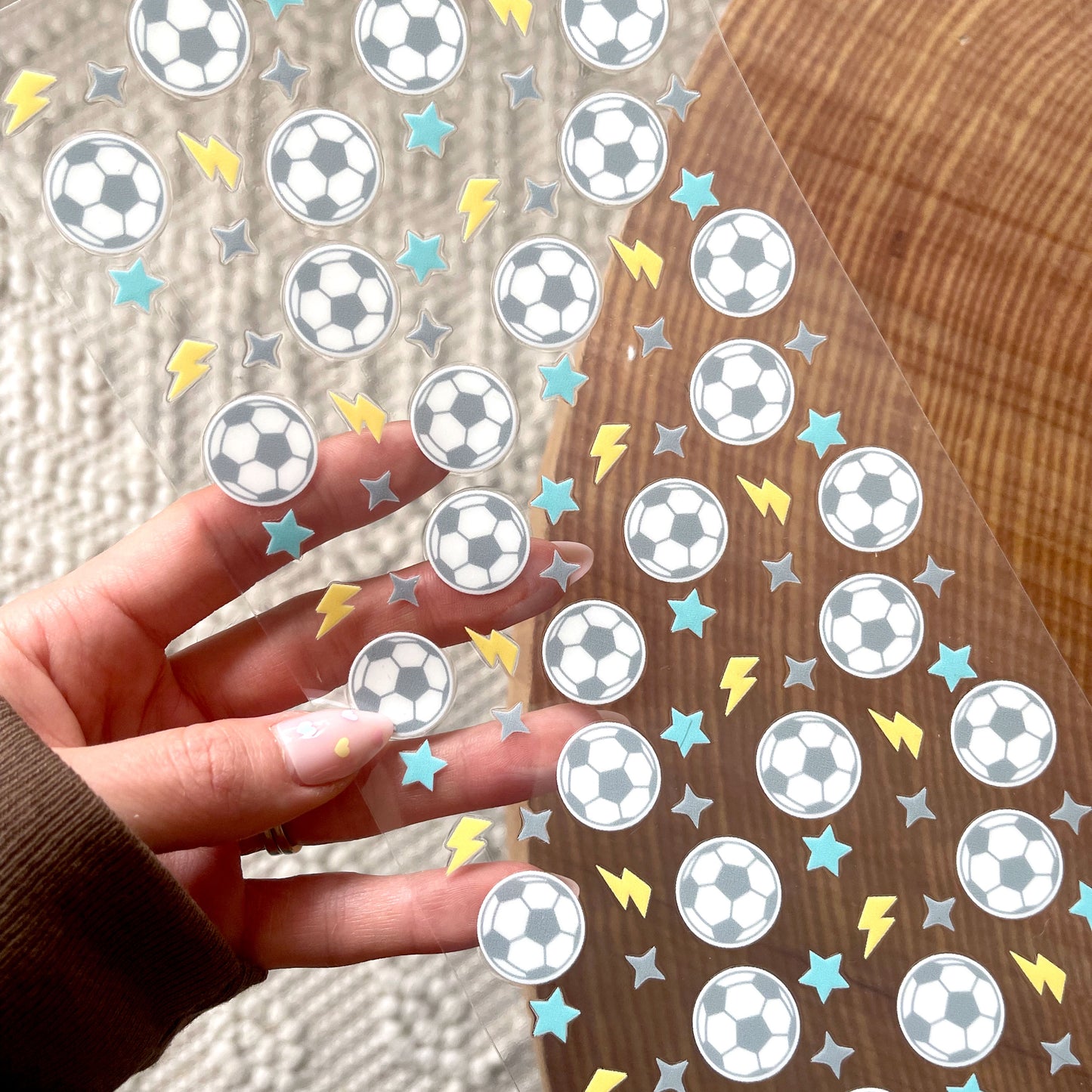 16oz Cup UV DTF Decal | Soccer