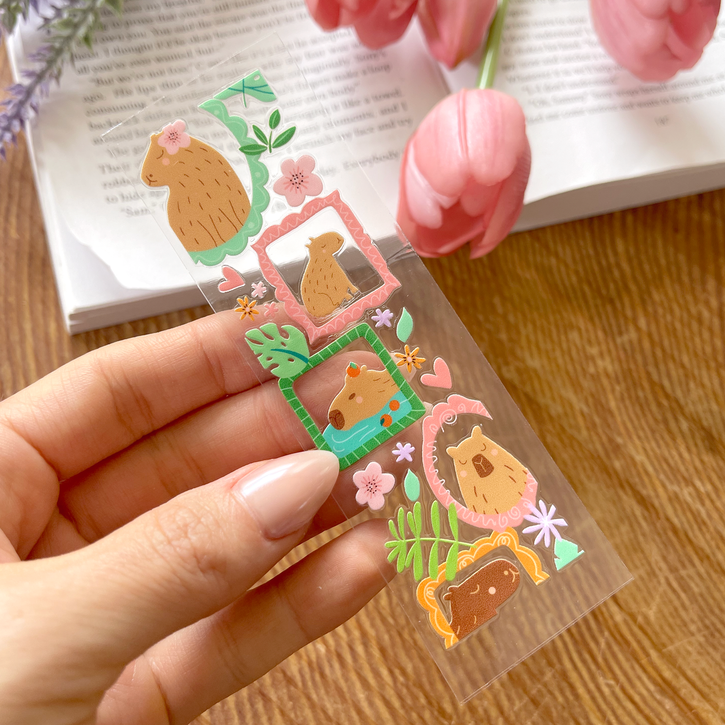 Pen UV DTF Wrap | Tropical Capybara