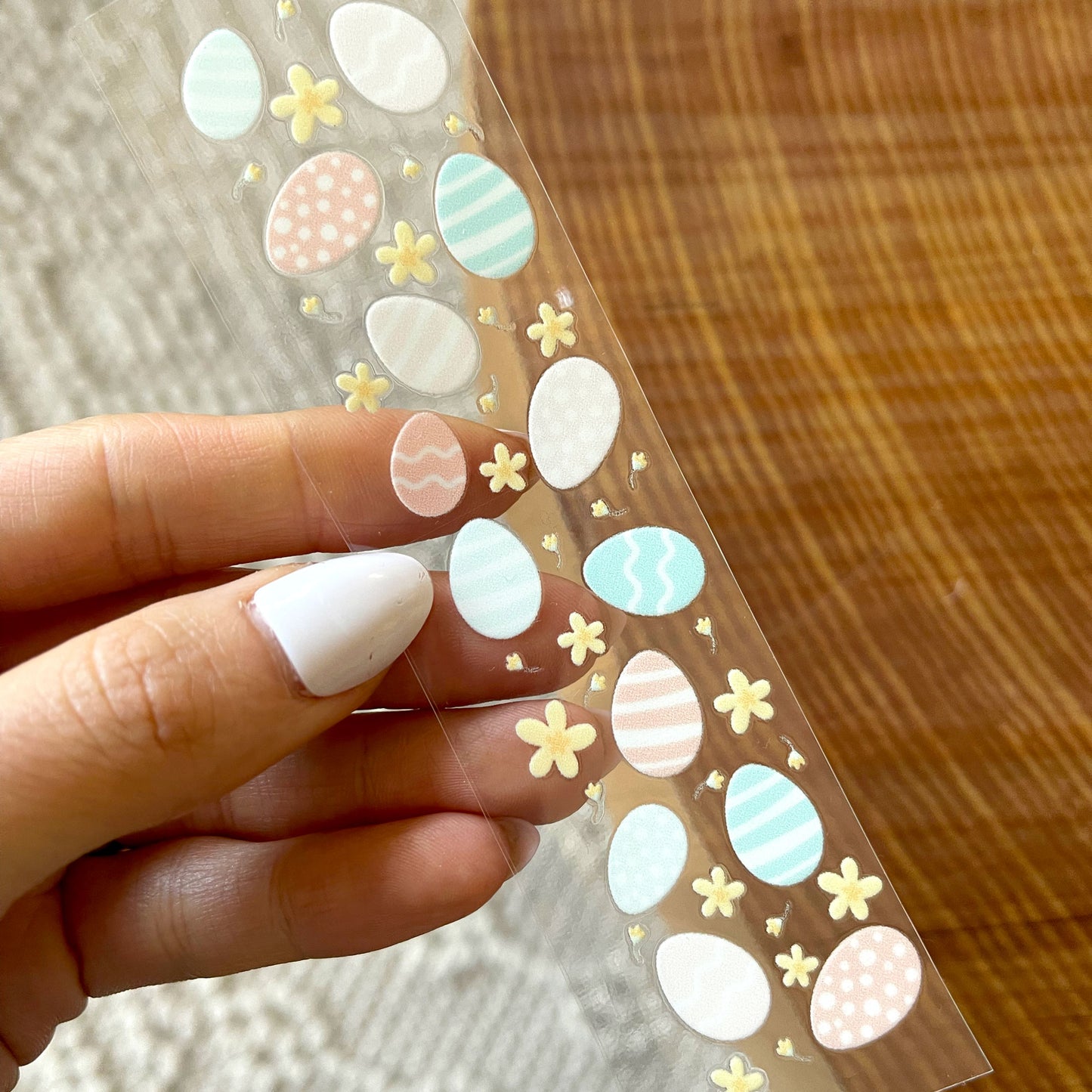 Bookmark UV DTF Decal | Easter Eggs