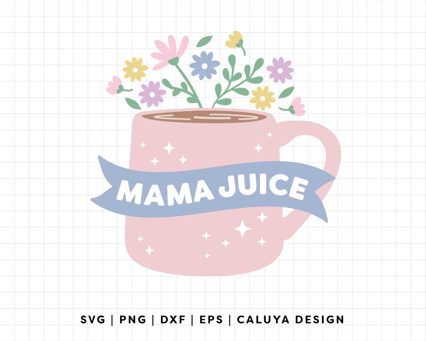 FREE Mama Juice SVG | Mothers Day SVG