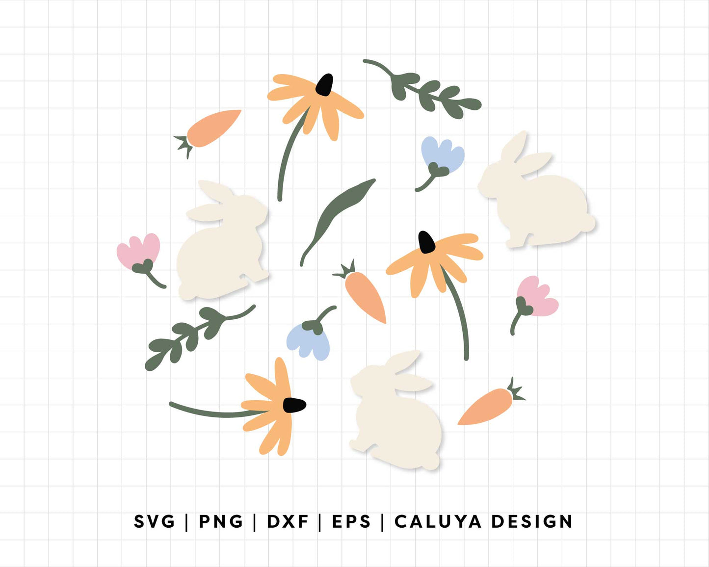FREE Floral Easter SVG | Classic Easter SVG