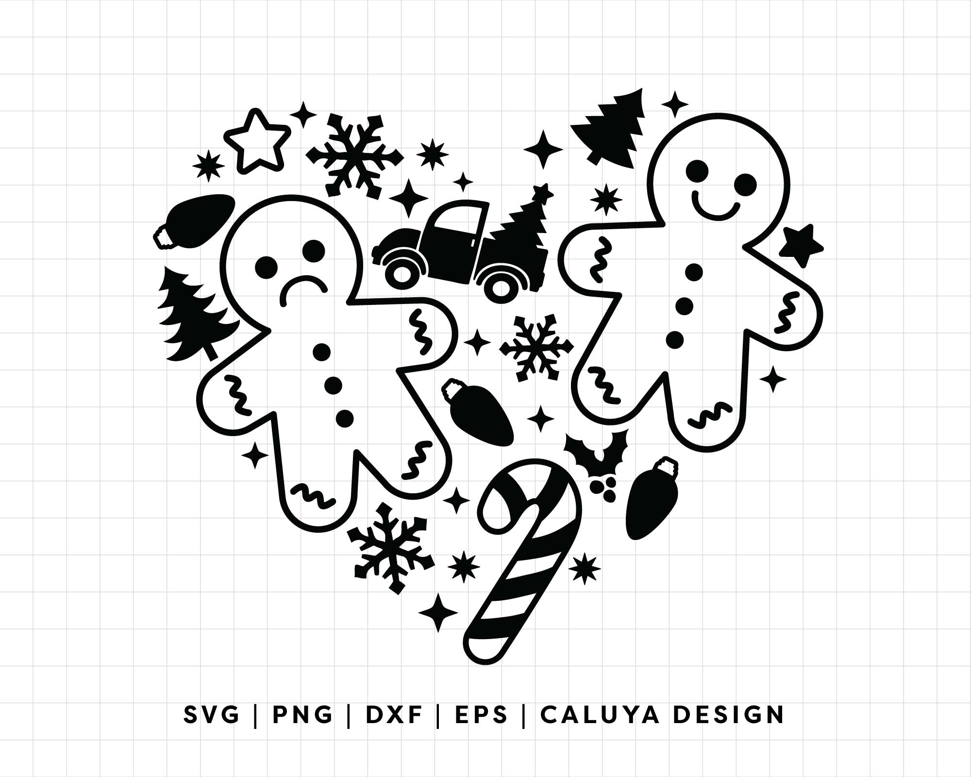 Christmas Snowman Face Free Svg File - SVG Heart