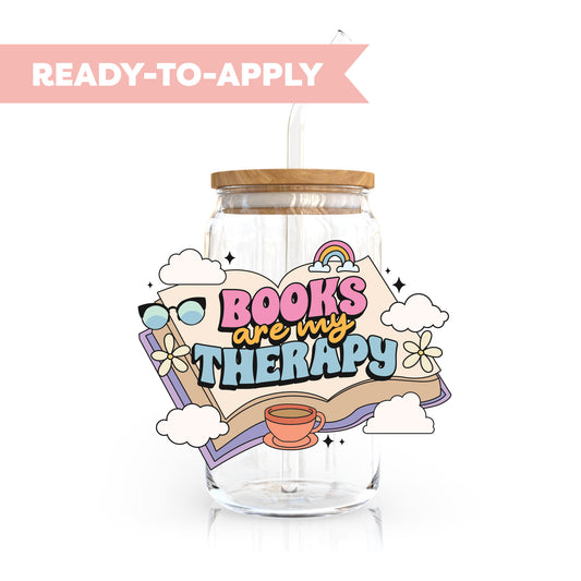 UV DTF Transfer | Books Are Therapy