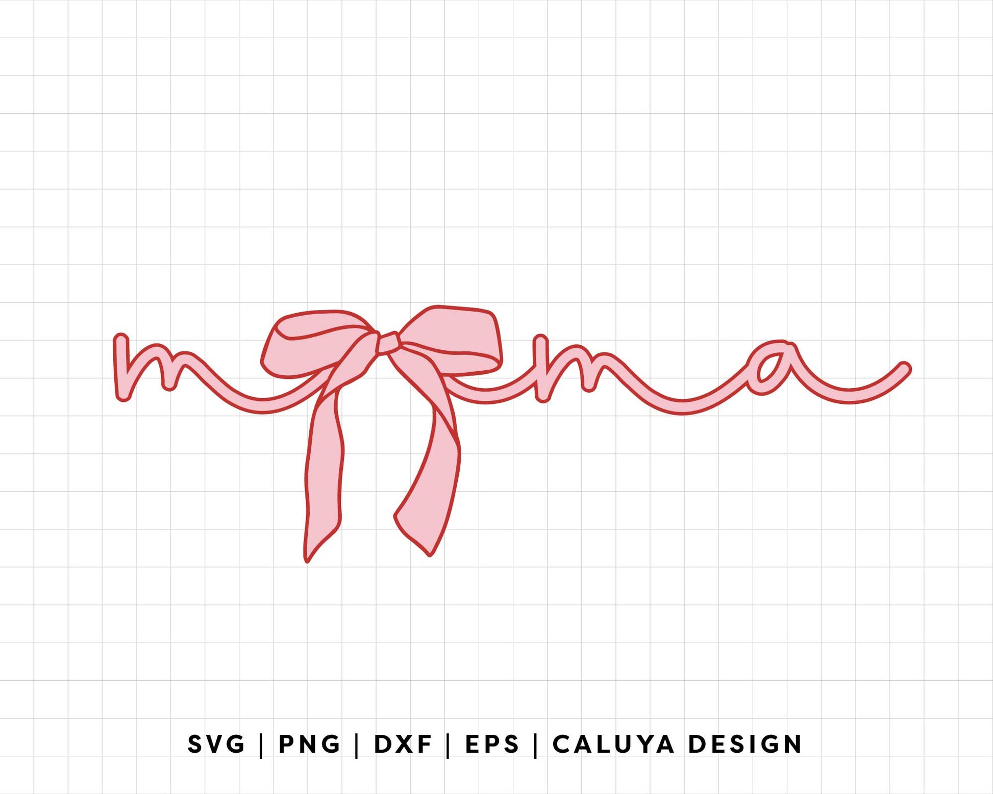 FREE Coquette Bow Mama SVG | Trendy Mama SVG
