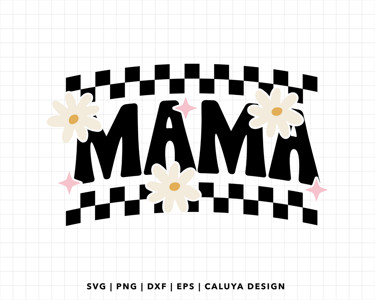 FREE Retro Mama SVG | Groovy Mama SVG Cut File for Cricut, Cameo Silhouette | Free SVG Cut File