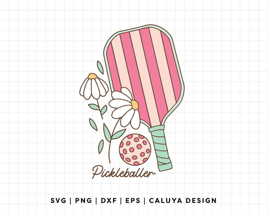 FREE Pickleballer SVG | Pickleball SVG