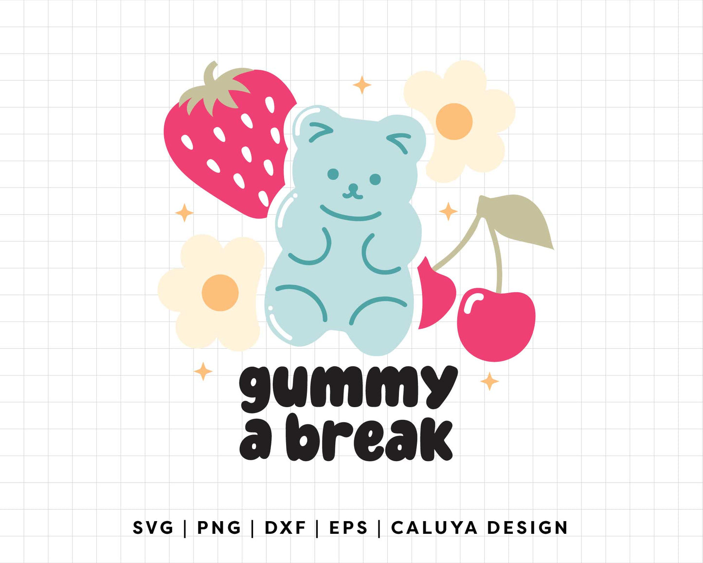 FREE Gummy A Break SVG | Gummy Bear SVG