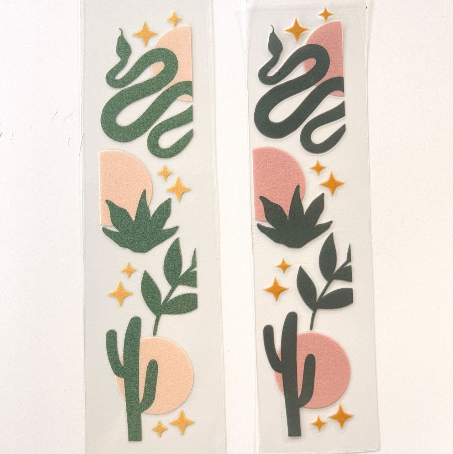 OOPSIES UV DTF | Boho Desert Bookmark Decal