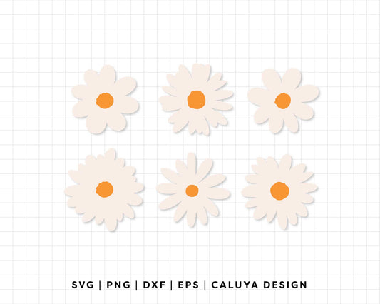 FREE Daisy Flower SVG | Simple Daisy SVG