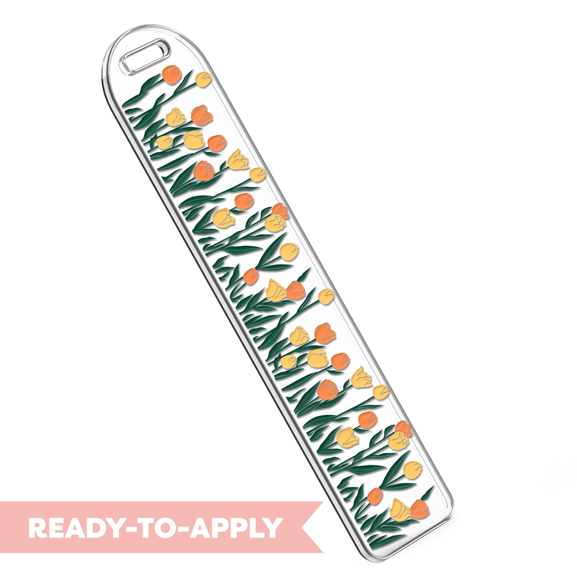 Bookmark UV DTF Decal | Happy Tulip