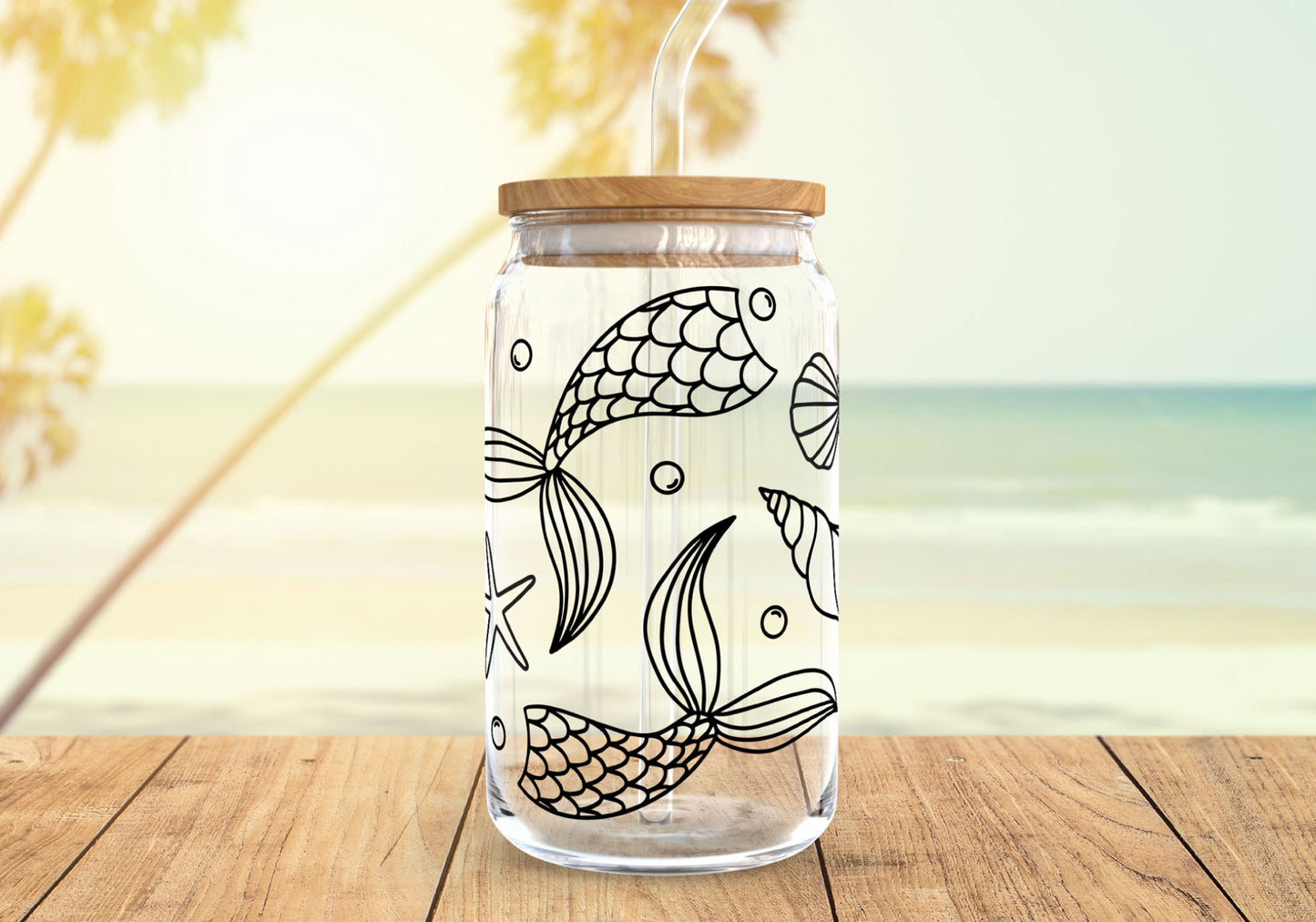 FREE Mermaid SVG | Seashell SVG | Mermaid Tail SVG