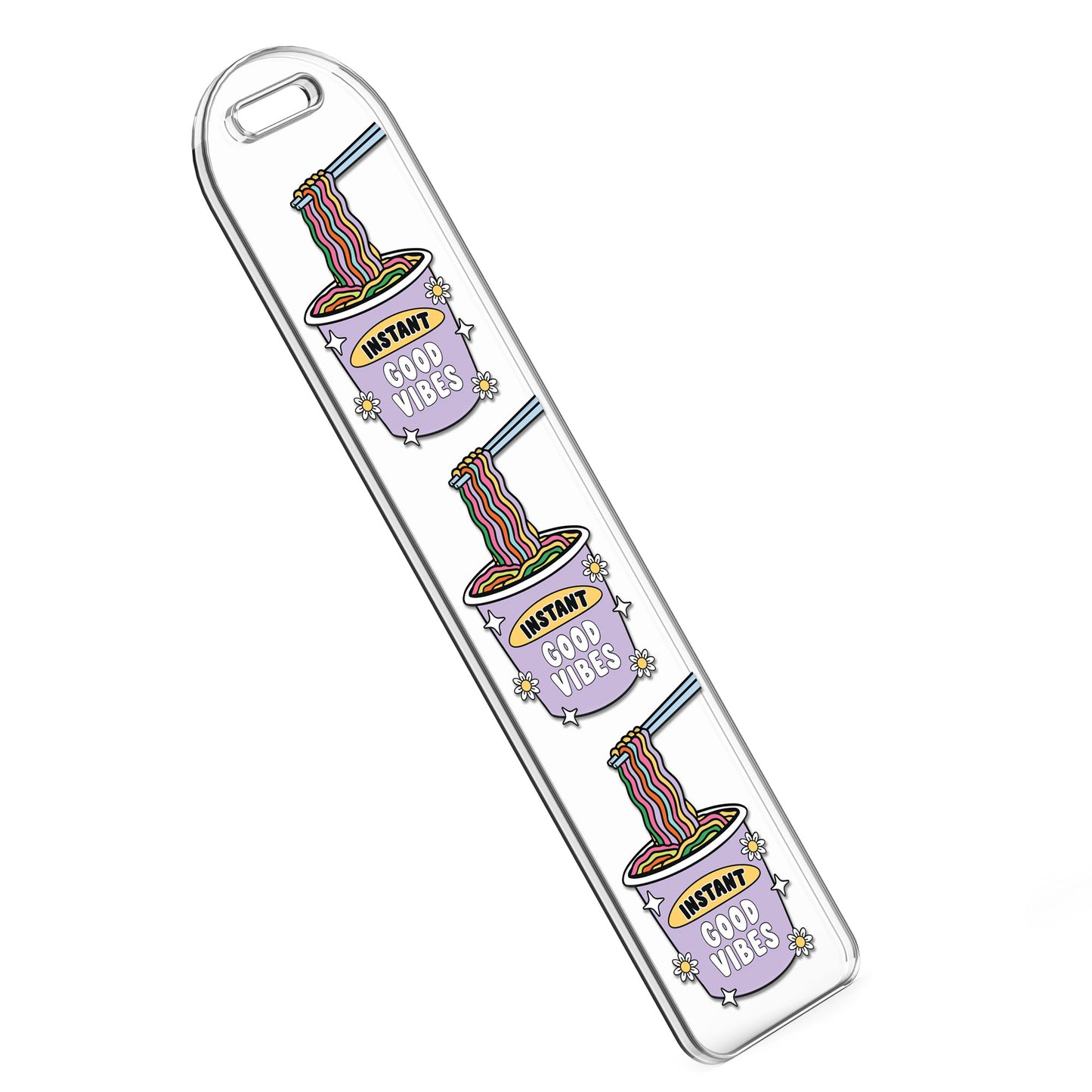 Bookmark UV DTF Decal | Good Vibes Noodle