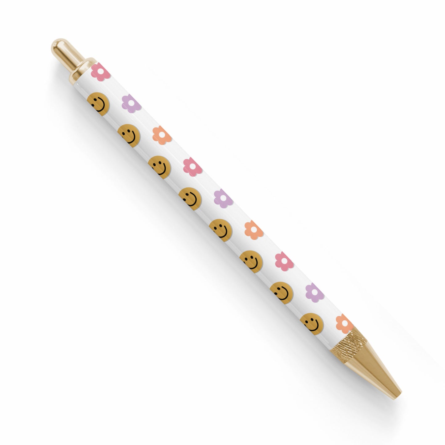 Pen UV DTF Wrap | Smiley Flower