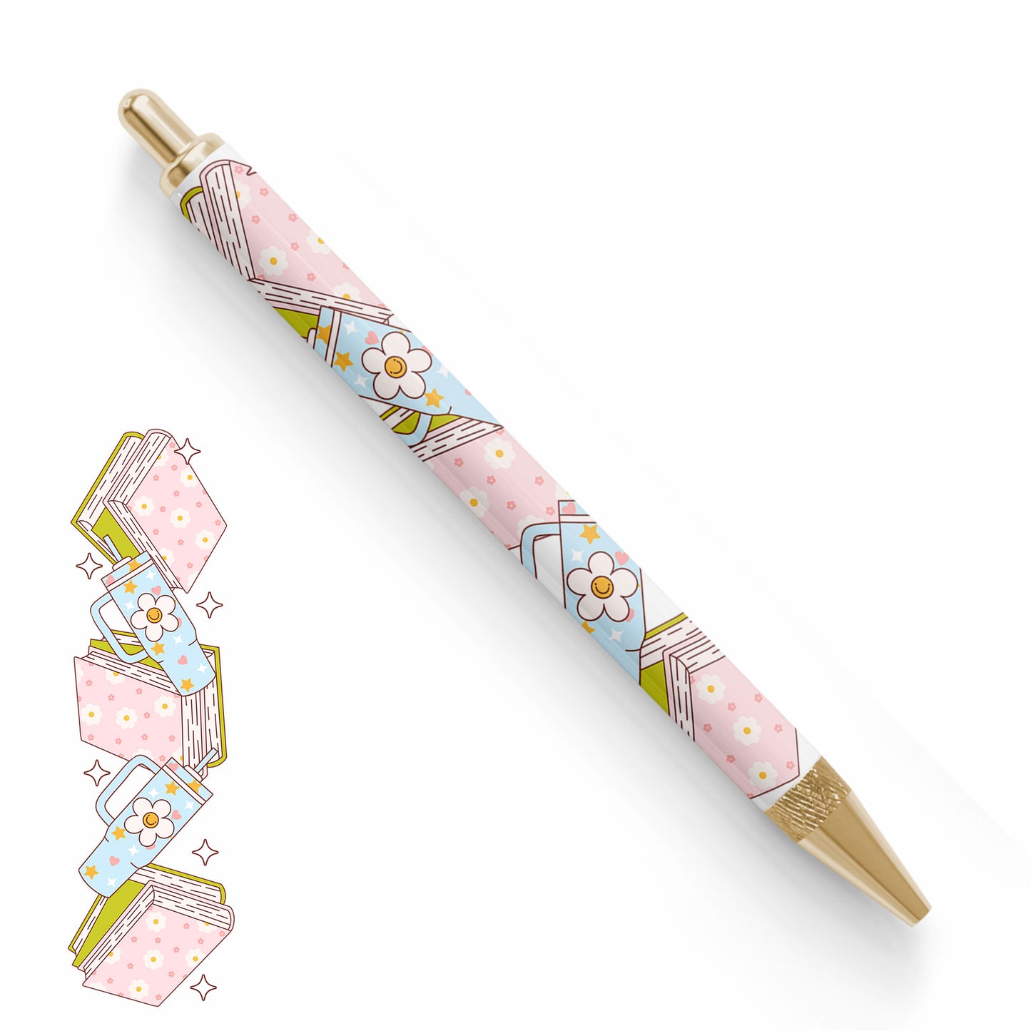 Pen UV DTF Wrap | Stanley Book Girl