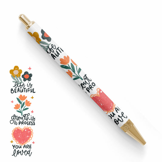 Pen UV DTF Wrap | Positive Affirmation