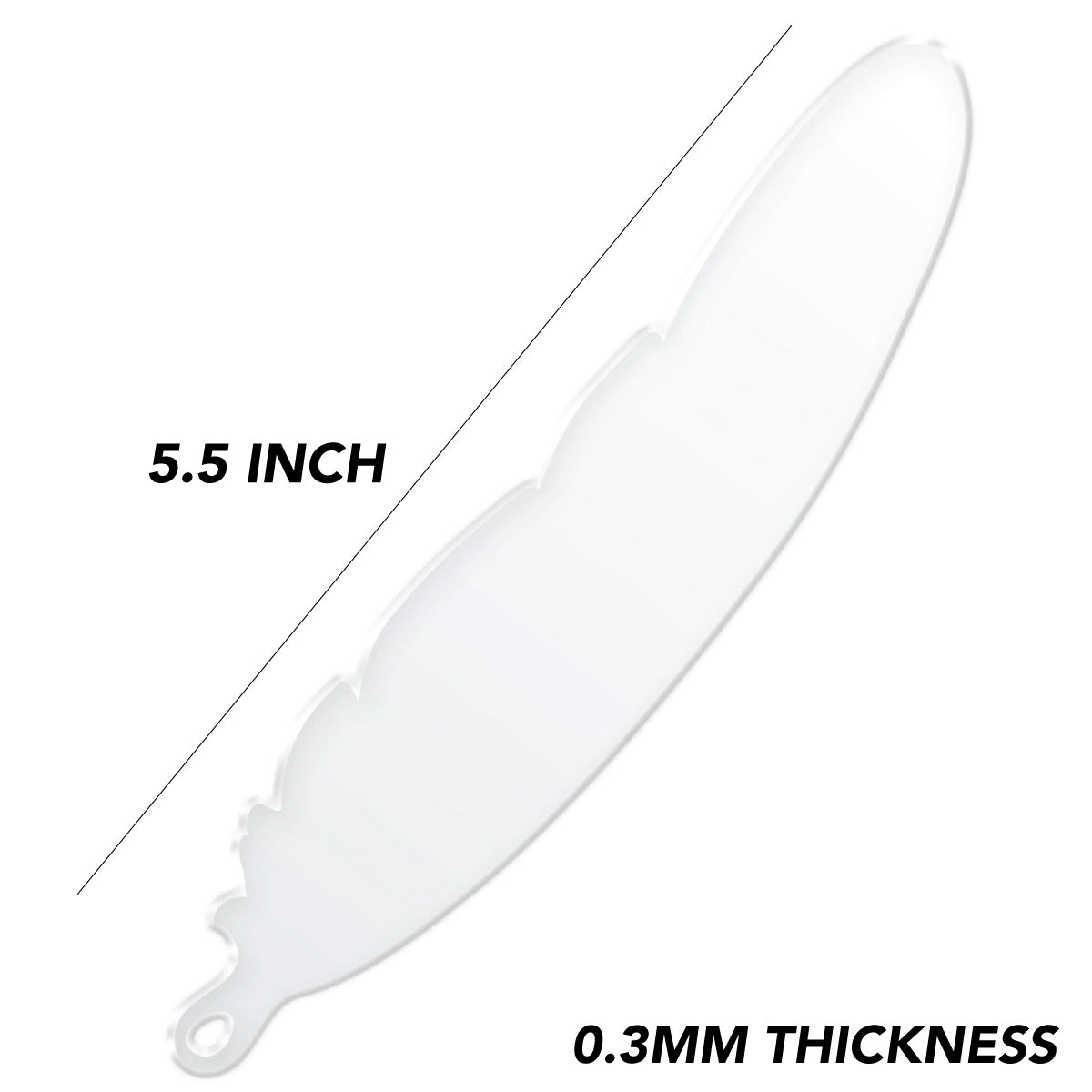 Feather Bookmark Acrylic Blank