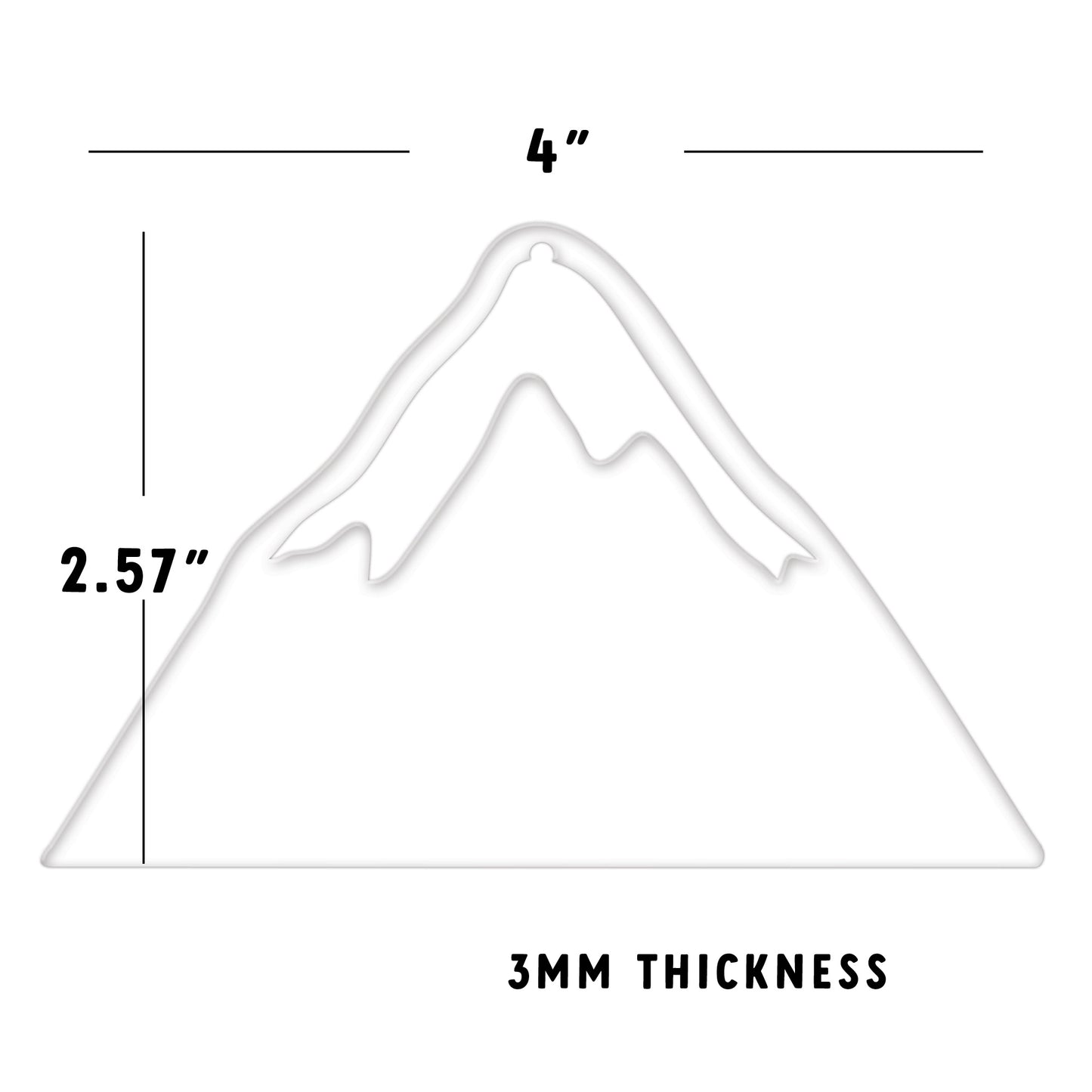 Mountain Acrylic Blank
