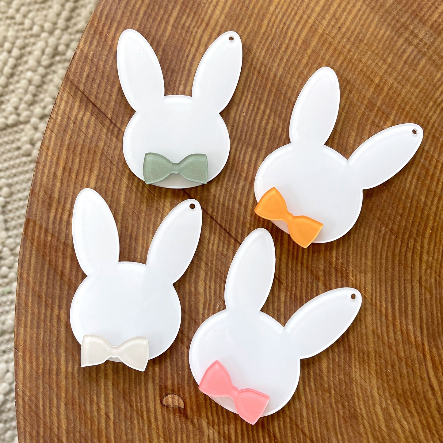 Bunny Shaped Acrylic Blanks