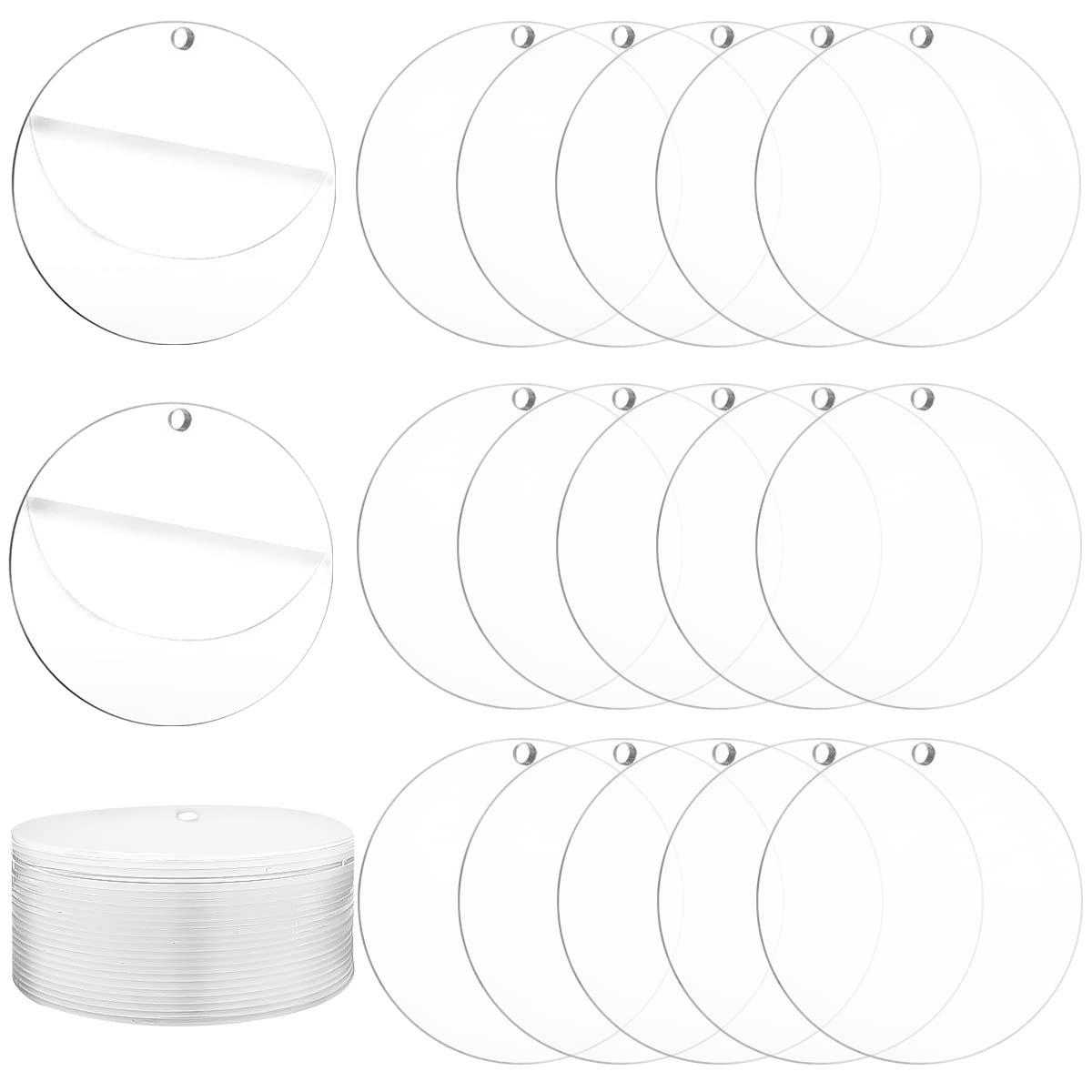 2 Inch Circle Acrylic Blank A